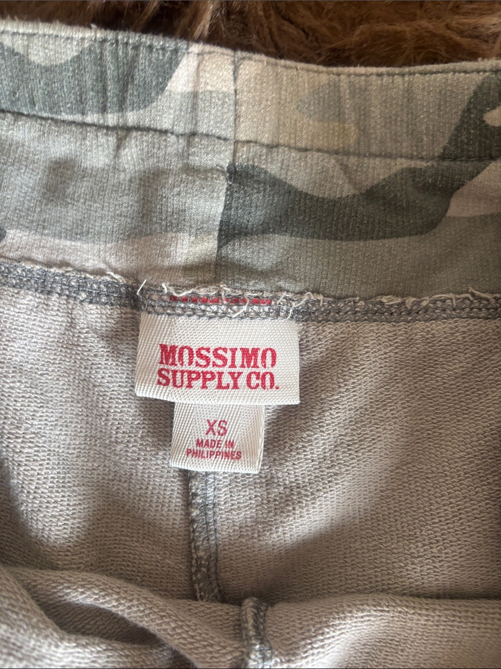Mossimo Supply Co. Camo Cut-off Shorts. XS. - Picture 3 of 4